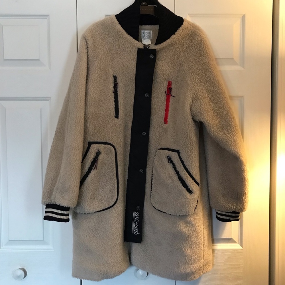 Under Ground Circus OoH-AHh Korean Long Sherpa Fleece Coat